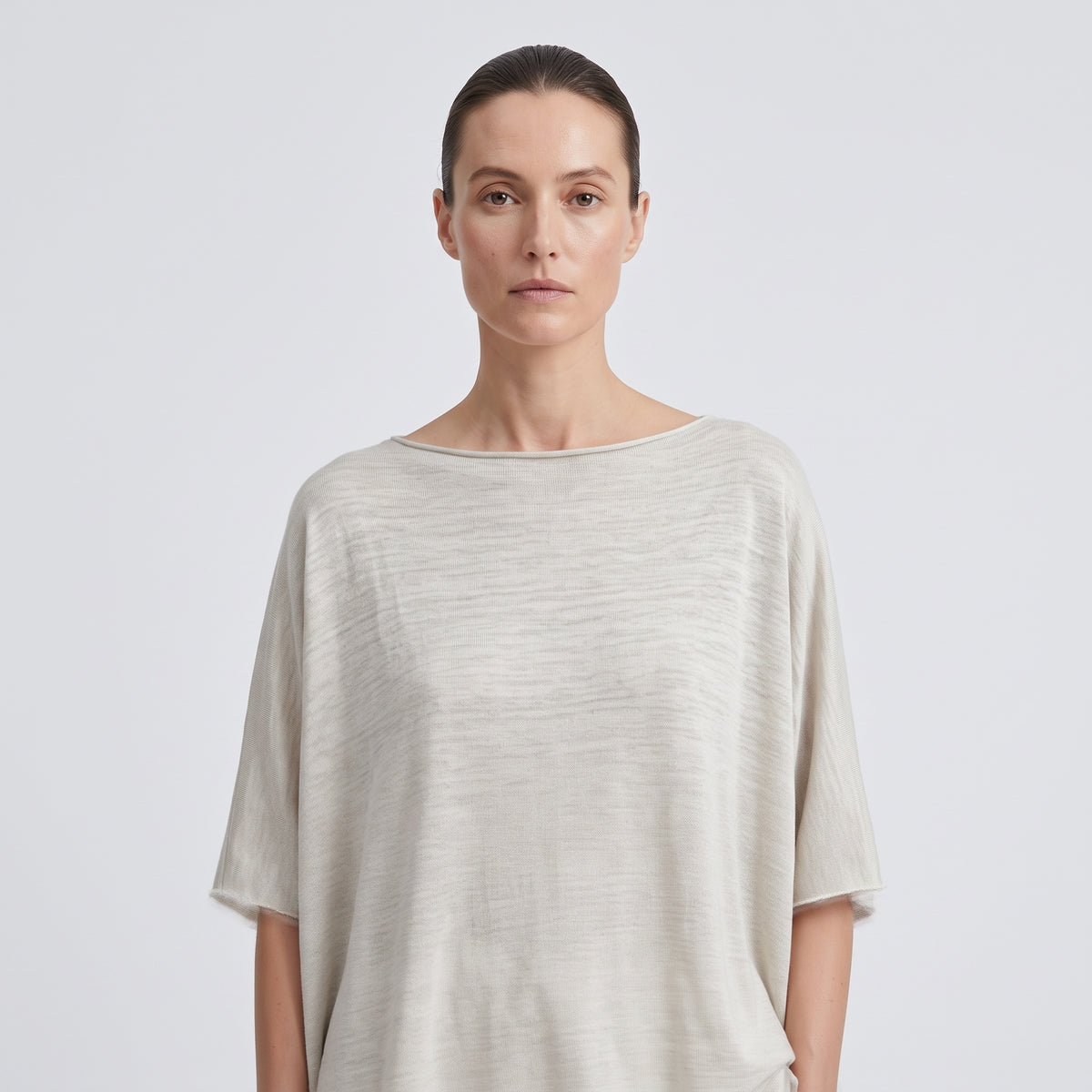 Oversized Sand Knit Tee