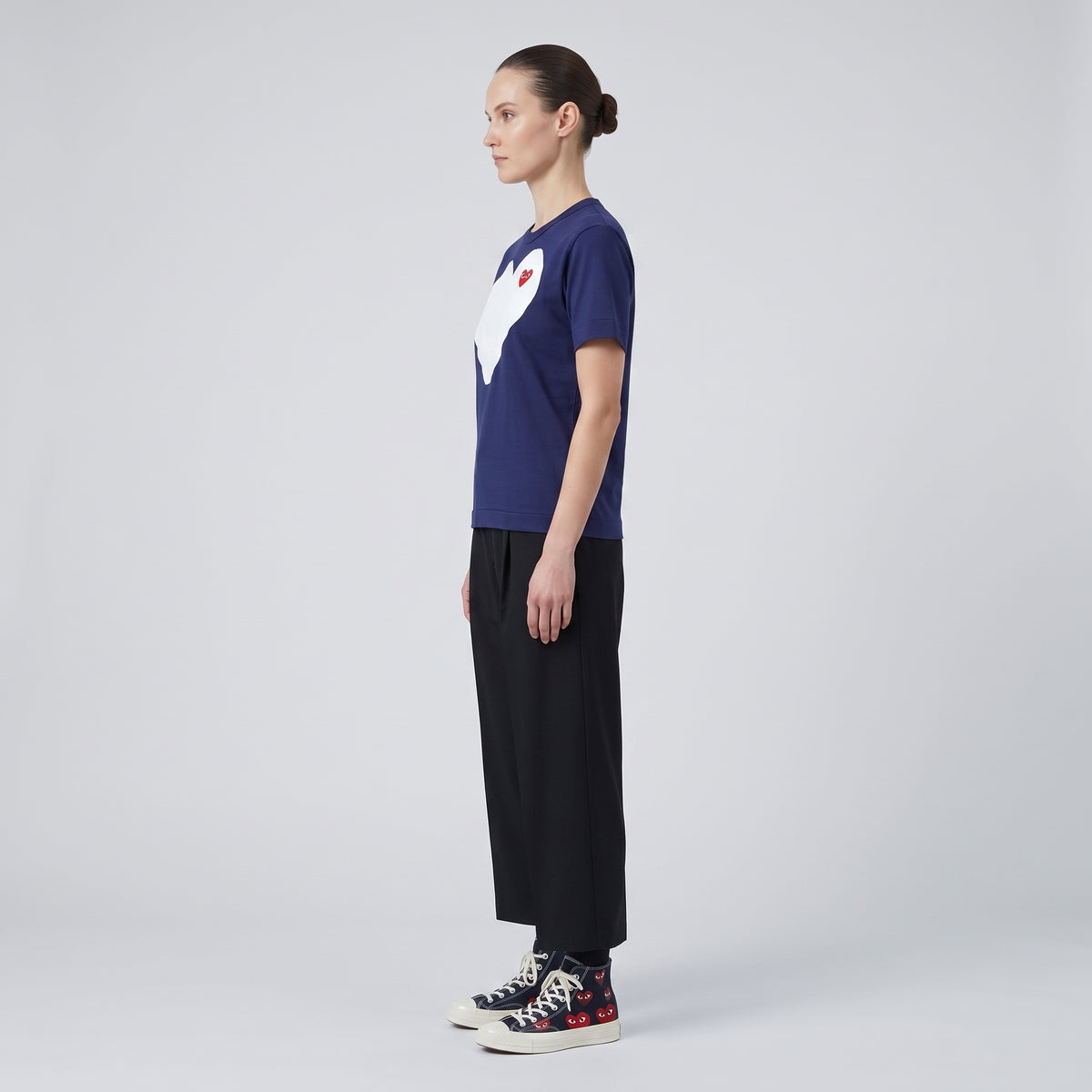 Navy Heart Graphic Tee