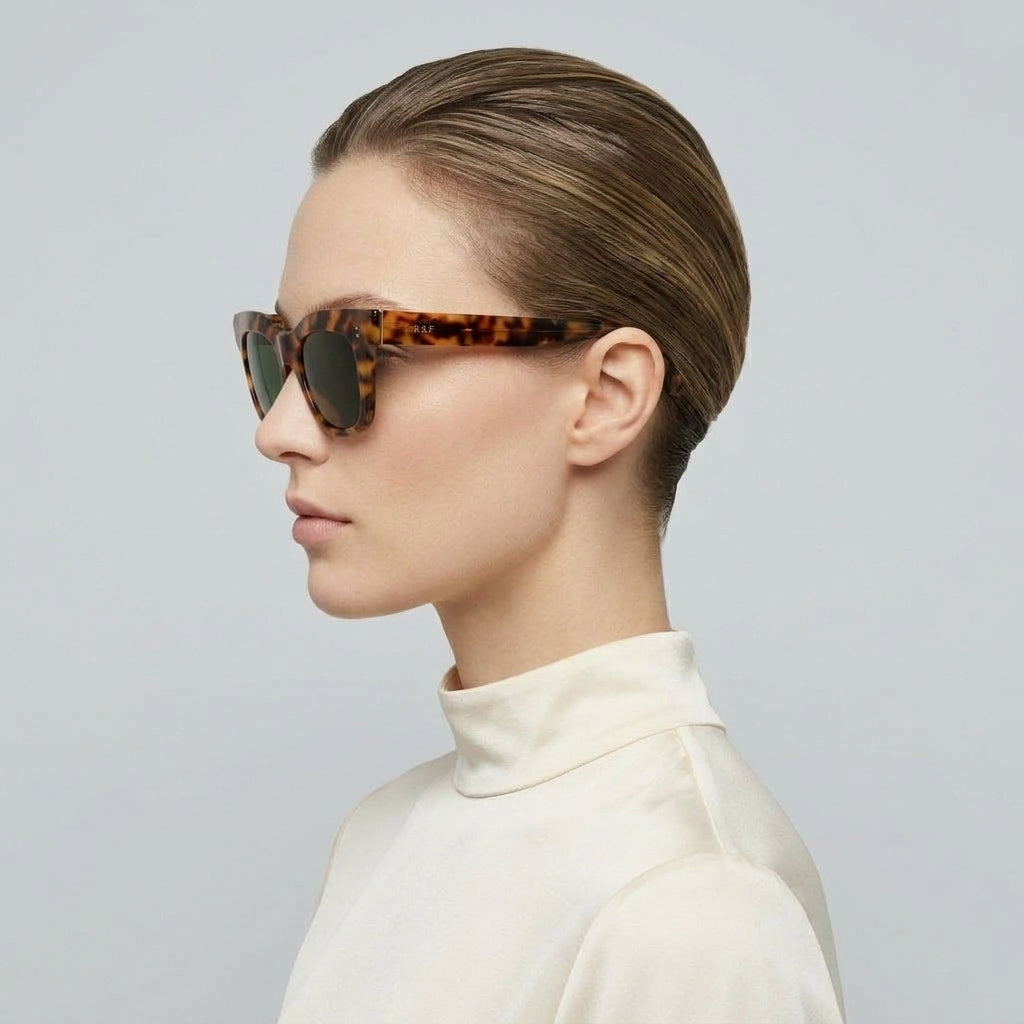 Classic Tortoiseshell Square Sunglasses