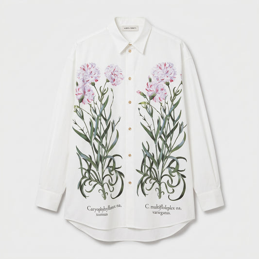ALBERTA FERRETTI Floral Botanical Printed Blouse