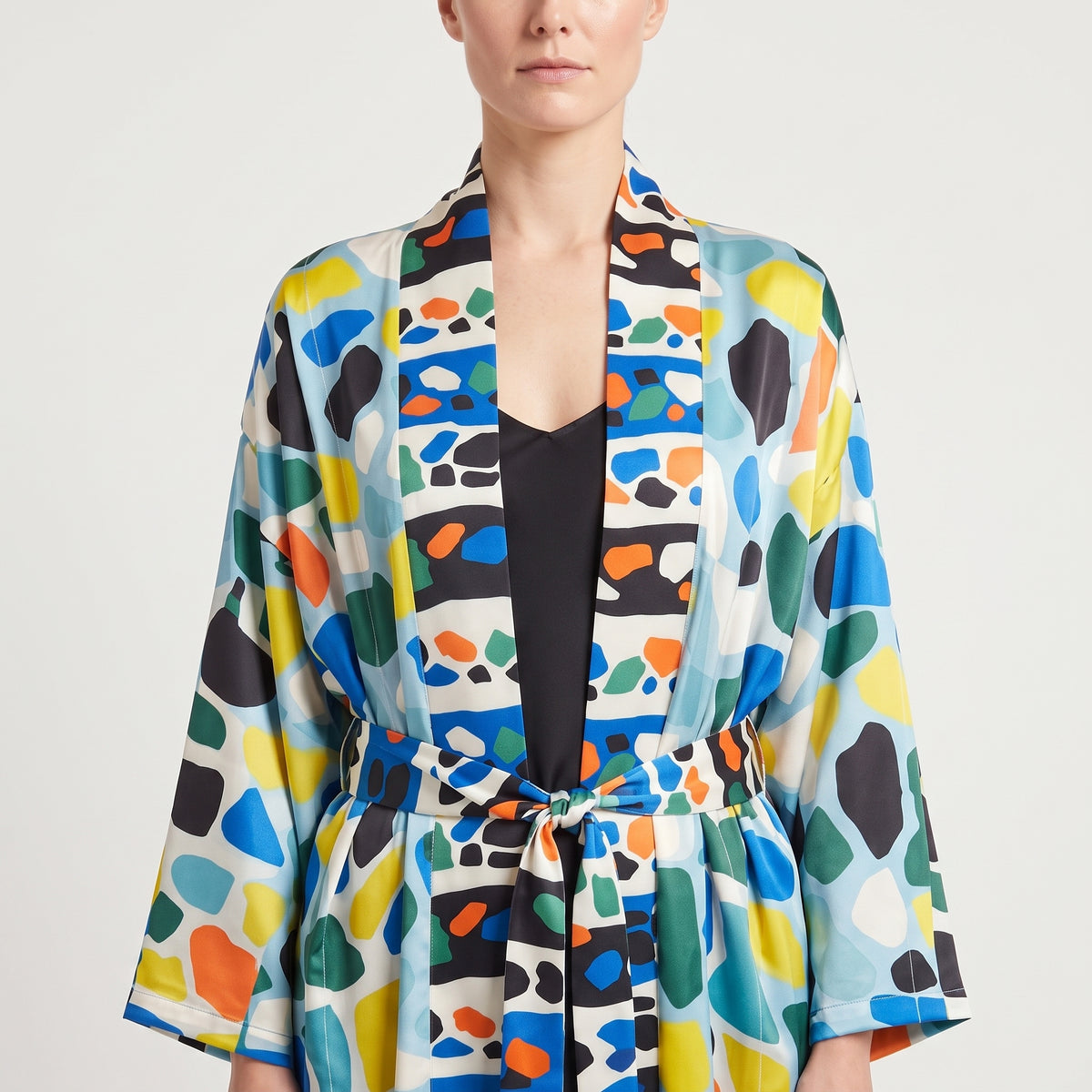 RIANNA NINA Vibrant Abstract Print Kimono - view 2