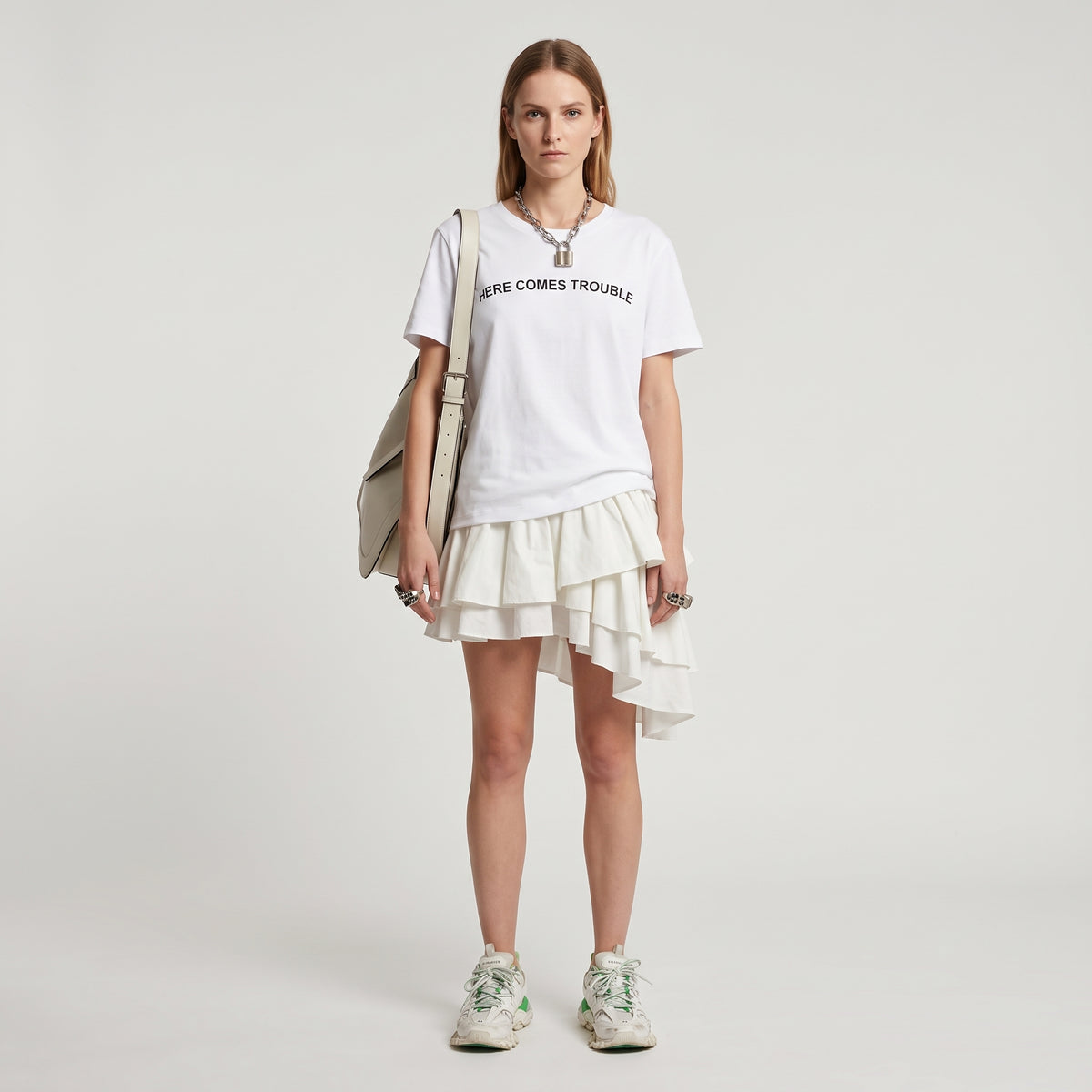 Here Comes Trouble Cotton Tee