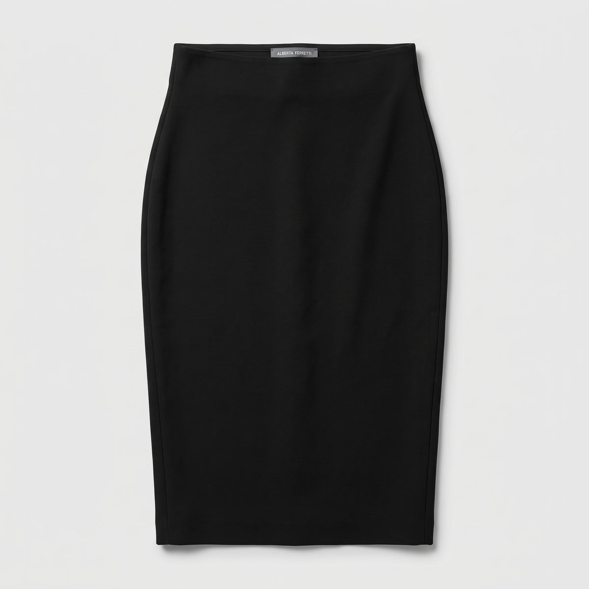 ALBERTA FERRETTI Elegant Black Pencil Skirt