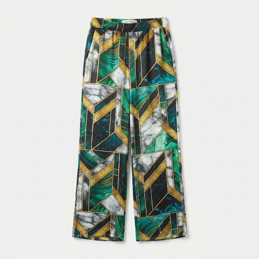 MAISON PASSAGE Art Deco Wide Leg Trousers