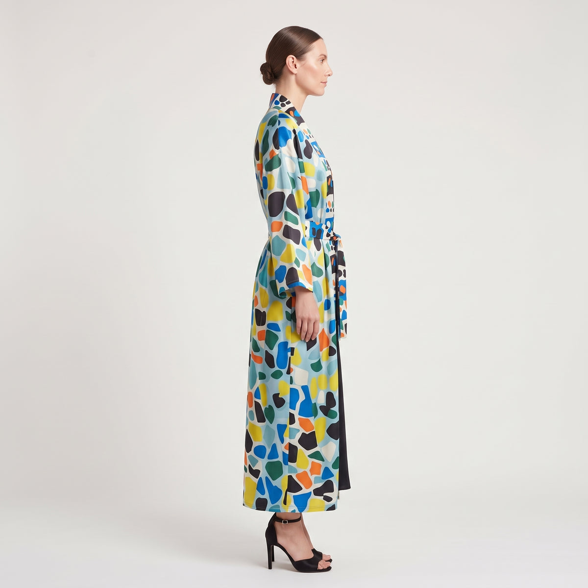 RIANNA NINA Vibrant Abstract Print Kimono - view 4