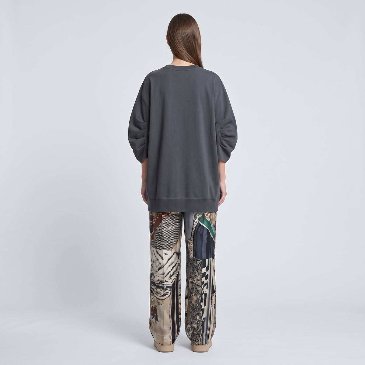 Ruched Half Sleeve T-Shirt