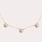 TRIO FLOR PERLA NECKLACE