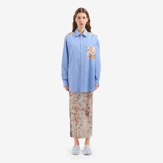 ALOTHO Longsleeve Shirt Cotton Silk