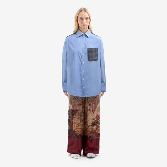ALOTHO Longsleeve Shirt Cotton Silk