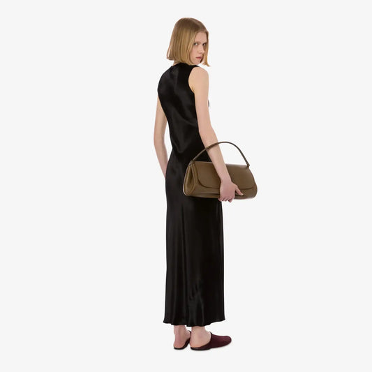 Shiny Velvet Sleeveless Dress