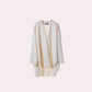 Ivory Draped Silk Blouse
