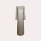 Gold Satin Dress