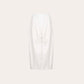 WHITE FLOWER PATTERN HAND-PAINTED GABARDINE COAT AND PANTS (set)