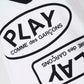 PLAY Mixed Heart & Logo Graphic T-Shirt – White