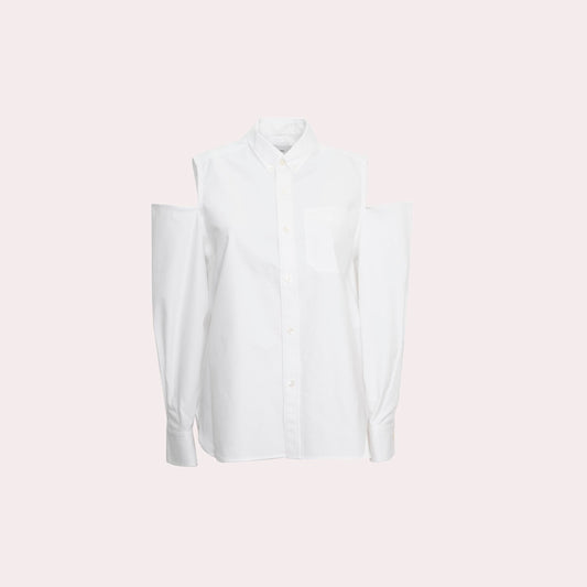 White button-up shirt