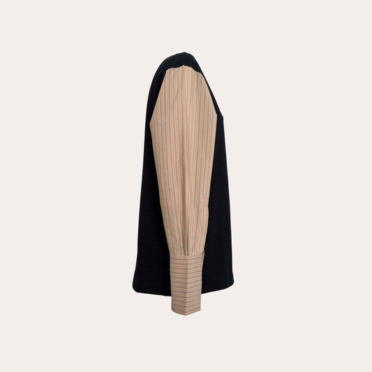 Contrast sleeves tee