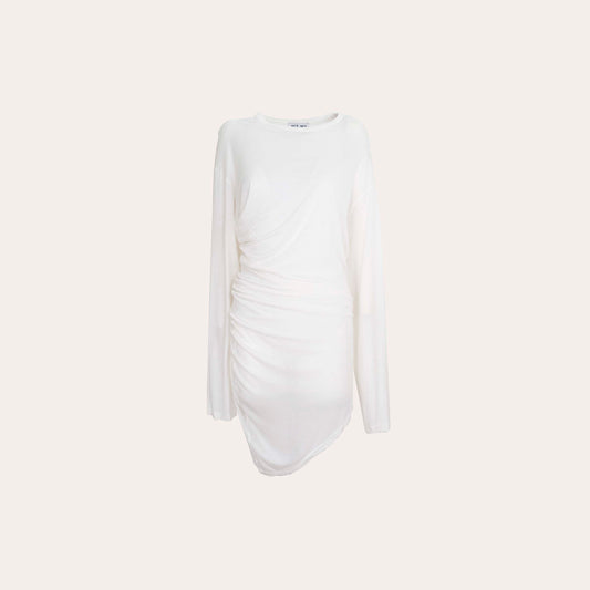 DRAPED LONG-SLEEVES