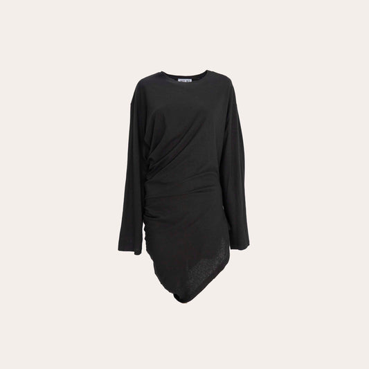 DRAPED LONG-SLEEVES