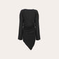 DRAPED LONG-SLEEVES