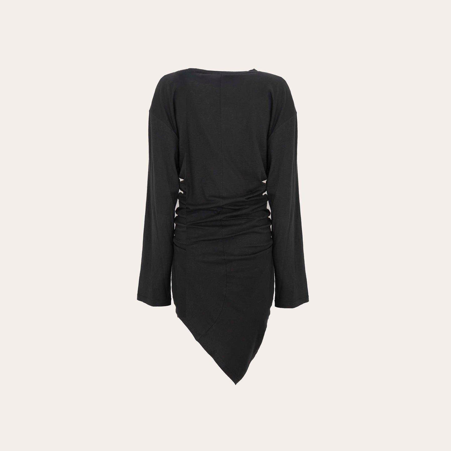 DRAPED LONG-SLEEVES