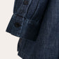 Wide shirt jacket with collar