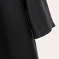 Wide line neck dress