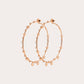 Mattia Cielo Gocce Gold Hoop Earrings