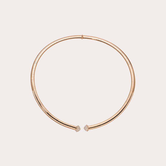 Mattia Cielo Gold Choker Necklace
