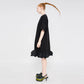Black Pupple Tee Dress