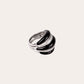 Damiani Spicchi Luna Ring in white Gold & Onyx And Diamond
