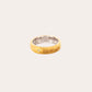 Damiani Orbital Collection Ring White, Yellow Gold and Diamonds