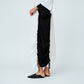 Chic White and Black Versatile Midi Dress