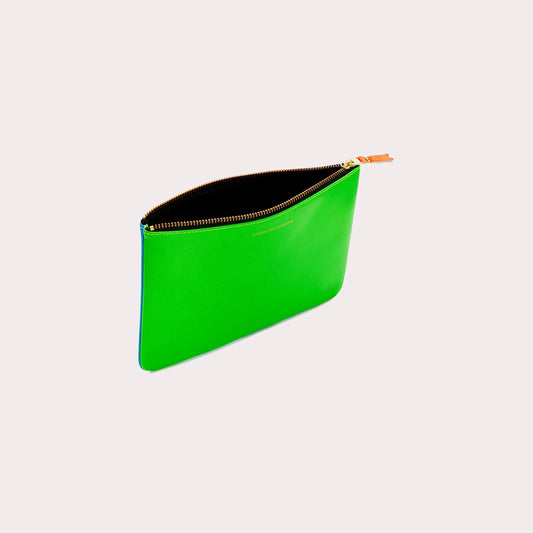 CDG Super Fluo Wallet-Blue/Green