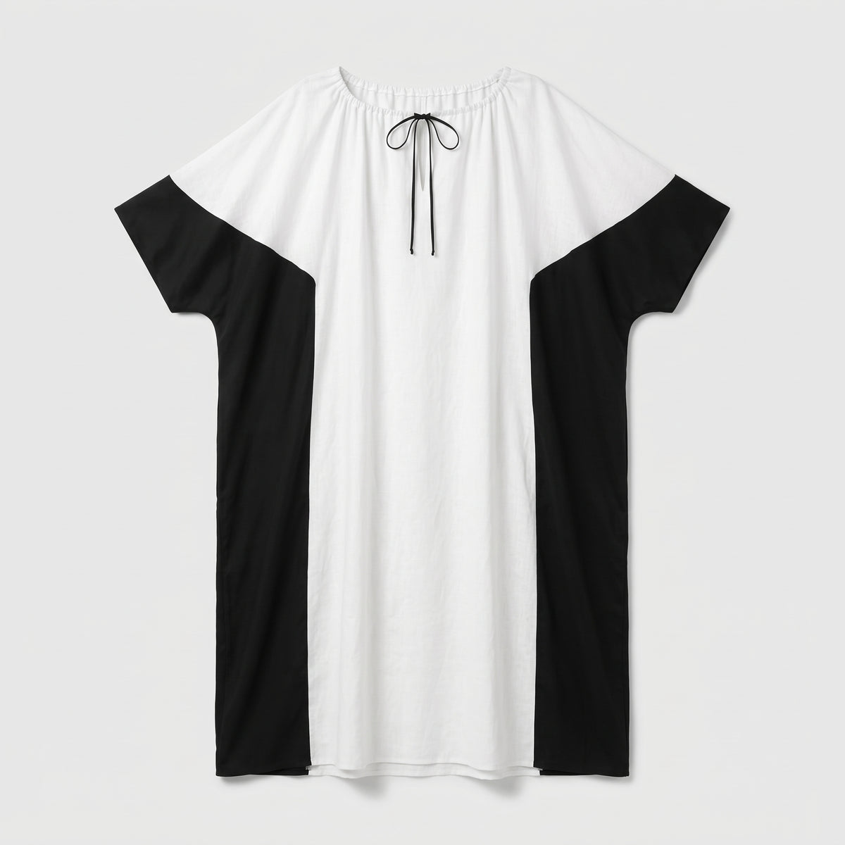 MIIN Color-Block Drawstring Shift Dress