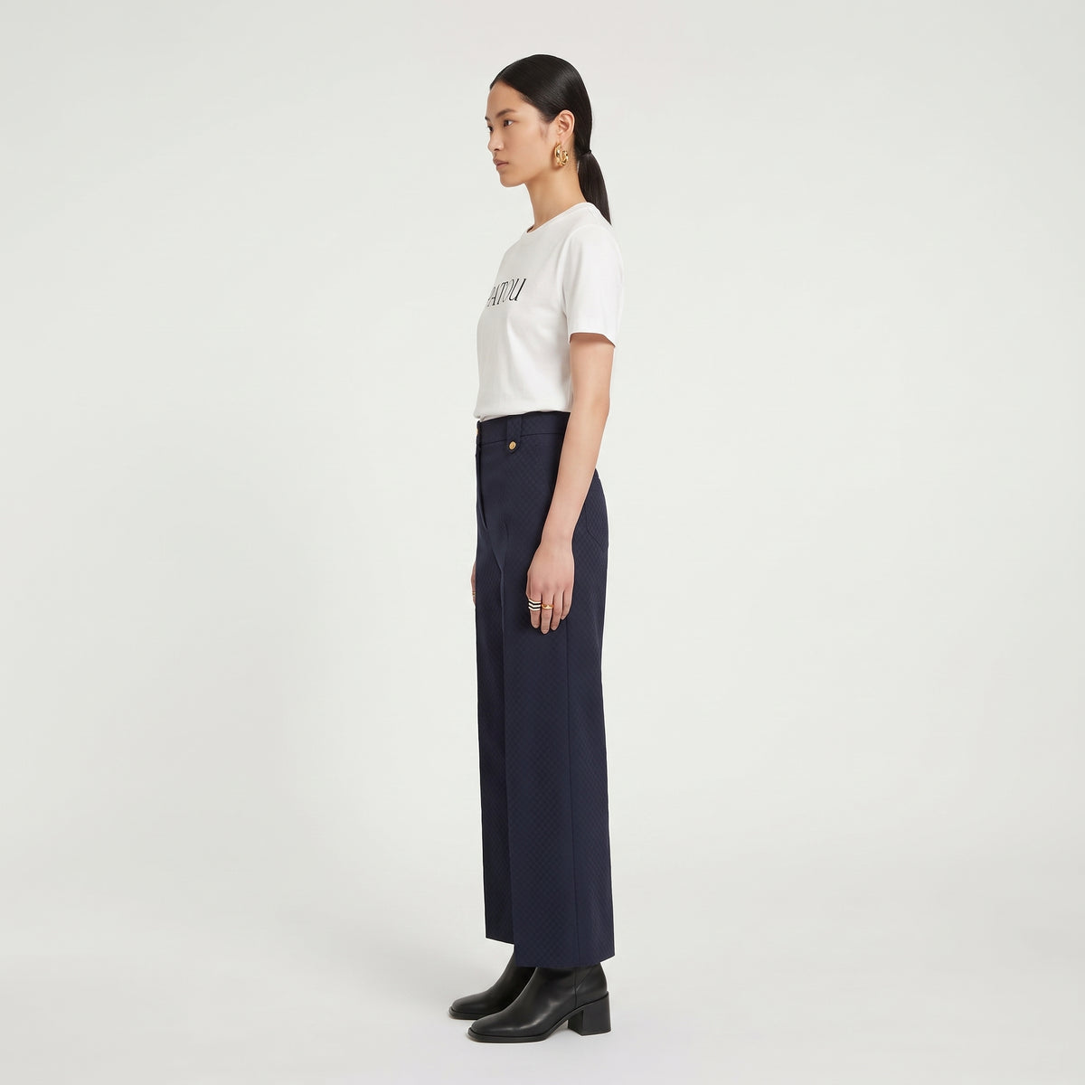 PATOU Classic Logo Cotton T-Shirt - view 4