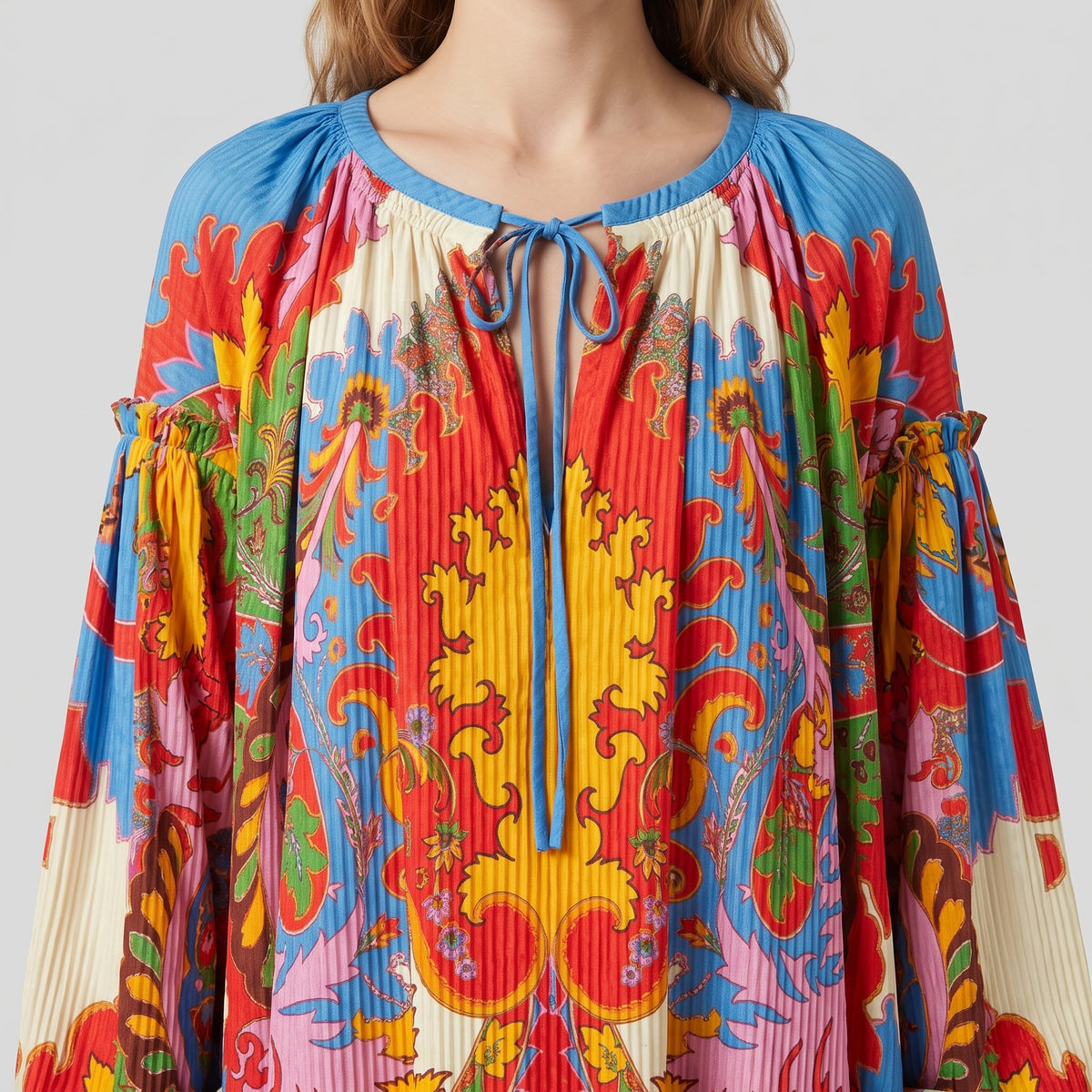 ETRO Vibrant Paisley Print Kaftan Dress - view 2