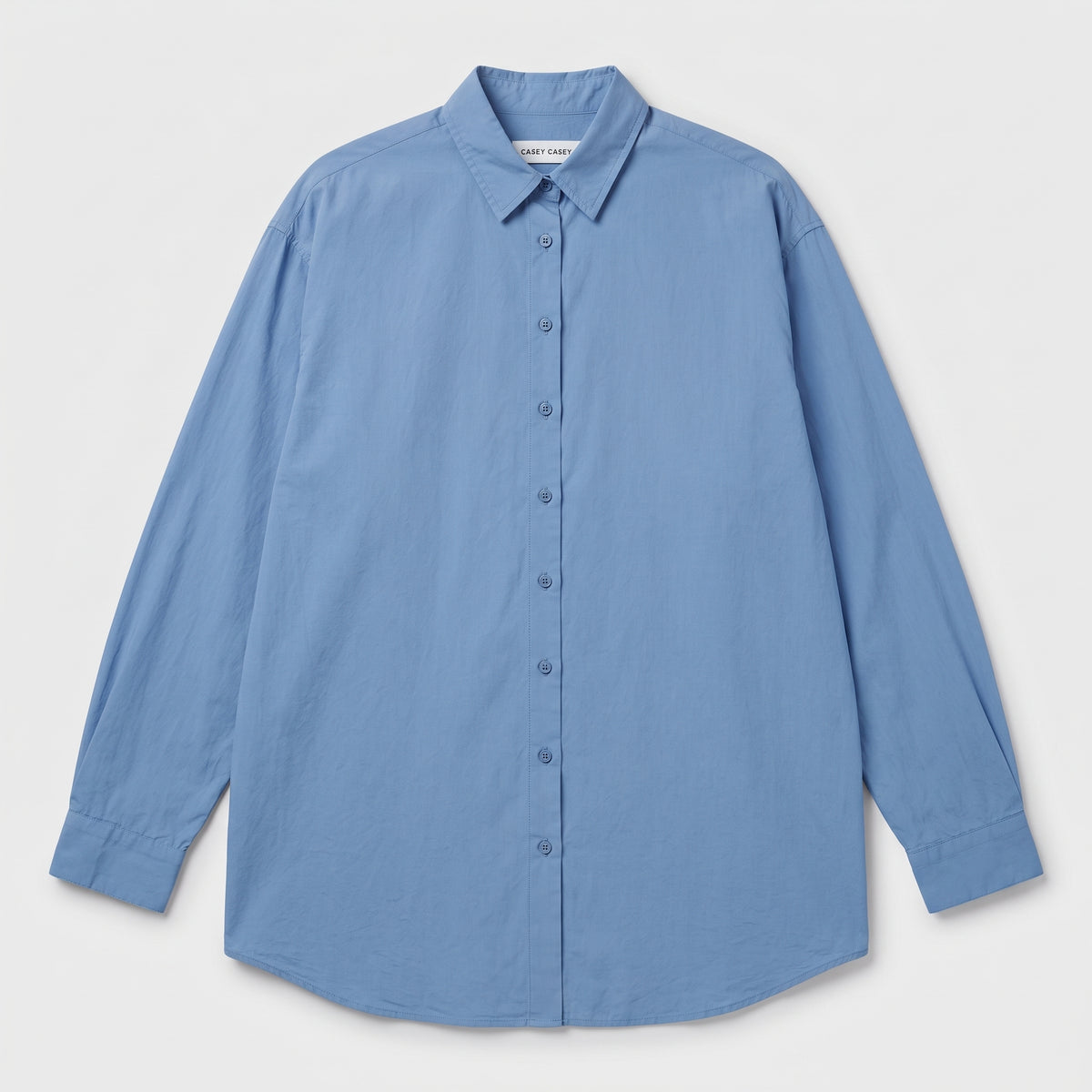 Oversized Blue Cotton Shirt