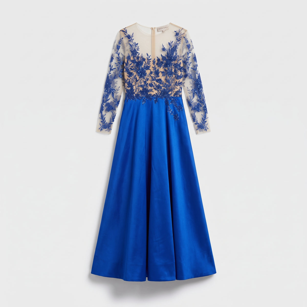 Royal Blue Embellished Evening Gown