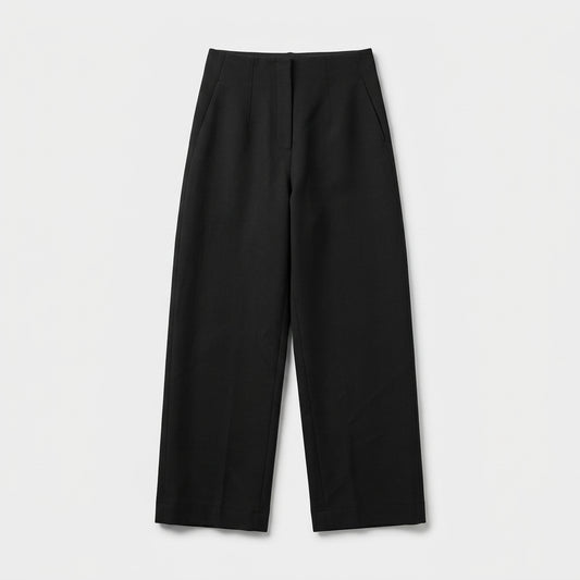 NATAN High-Waisted Tailored Black Trousers