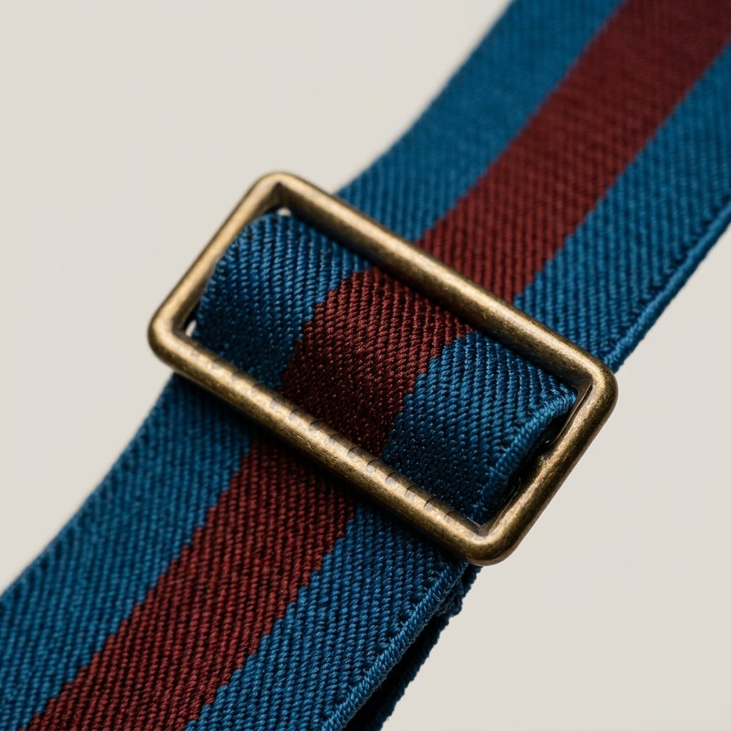 Striped Elastic Waist Belt