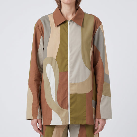 WUMAN Abstract Patchwork Co-ord Set - view 2