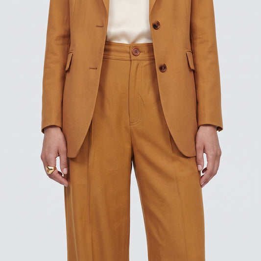 RODEBJER Addie Wide Leg Rust Trousers - view 2