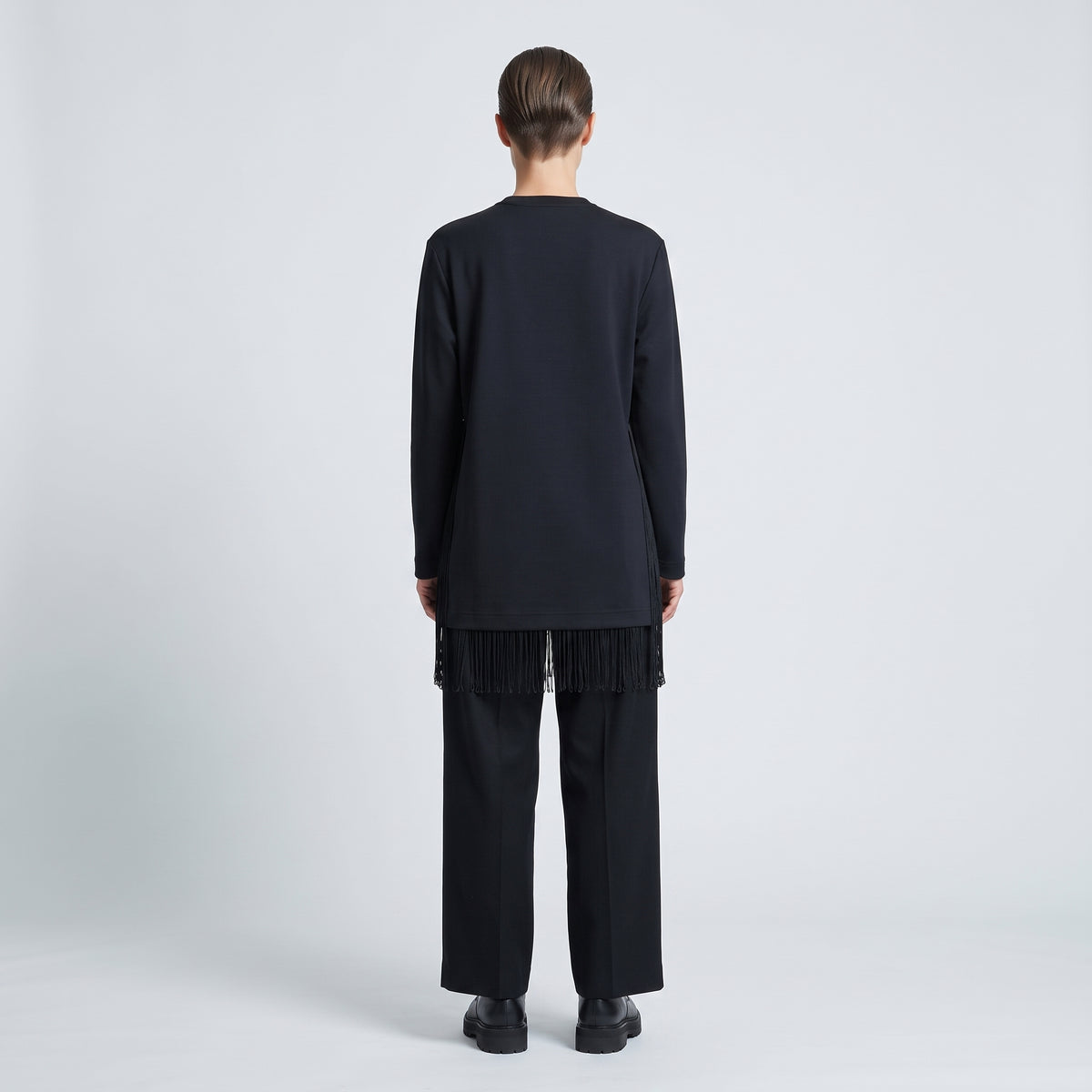 CDG CDG Fringe Detail Long Sleeve Top - view 5