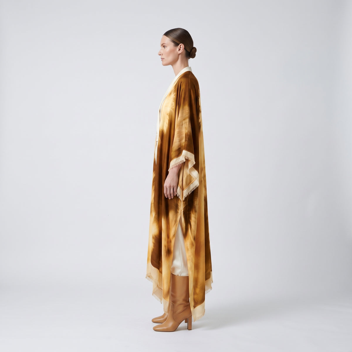 MAISON PASSAGE Sunburst Tie-Dye Open Kimono - view 4
