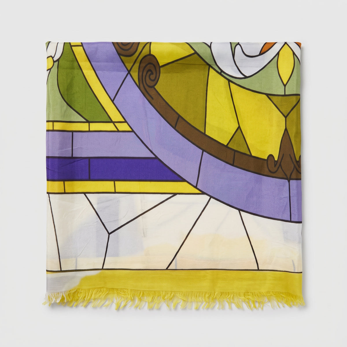 MAISON PASSAGE Stained Glass Printed Scarf