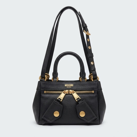 MOSCHINO Mini Leather Crossbody Bag