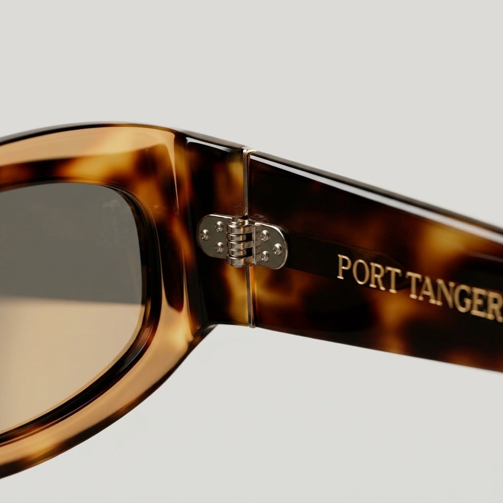 Tortoiseshell Rectangular Frame Sunglasses