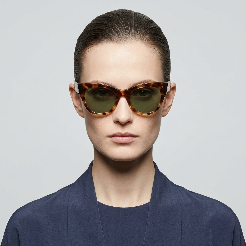 Tortoiseshell Cat-Eye Sunglasses