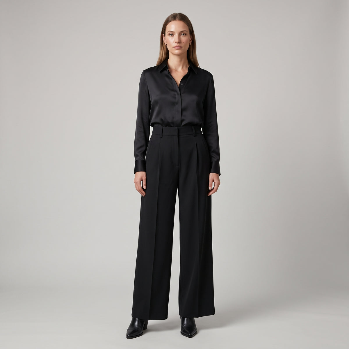 ALBERTA FERRETTI High-Waisted Pleated Trousers - view 3