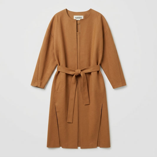 NATAN Classic Belted Camel Coat